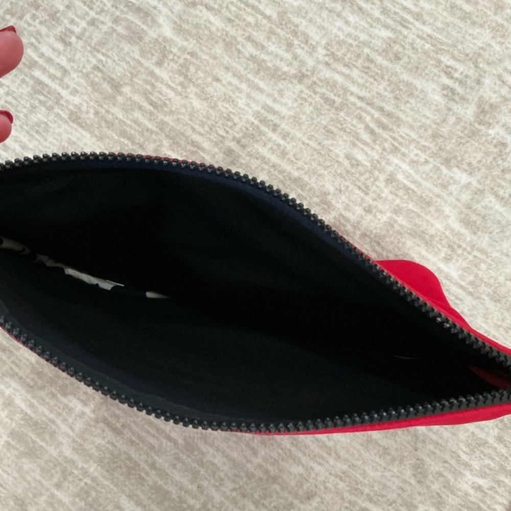 NWOT Hermes Red Trousse Clutch Pouch - Picture 5 of 6